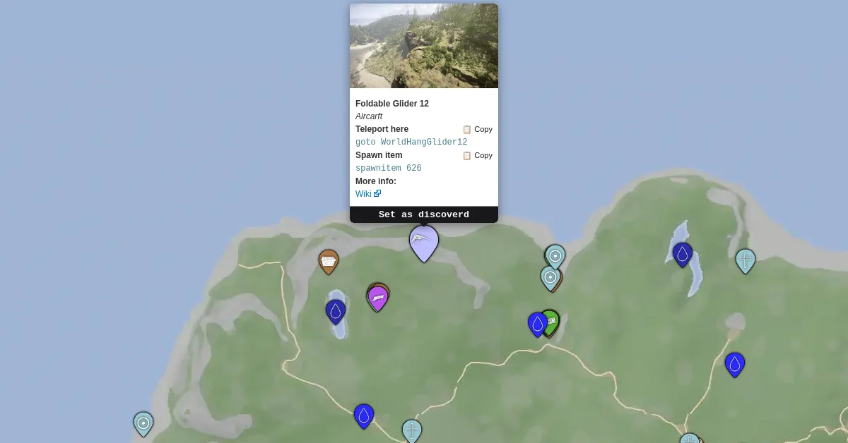 Folding Glider Sons Of The Forest Map