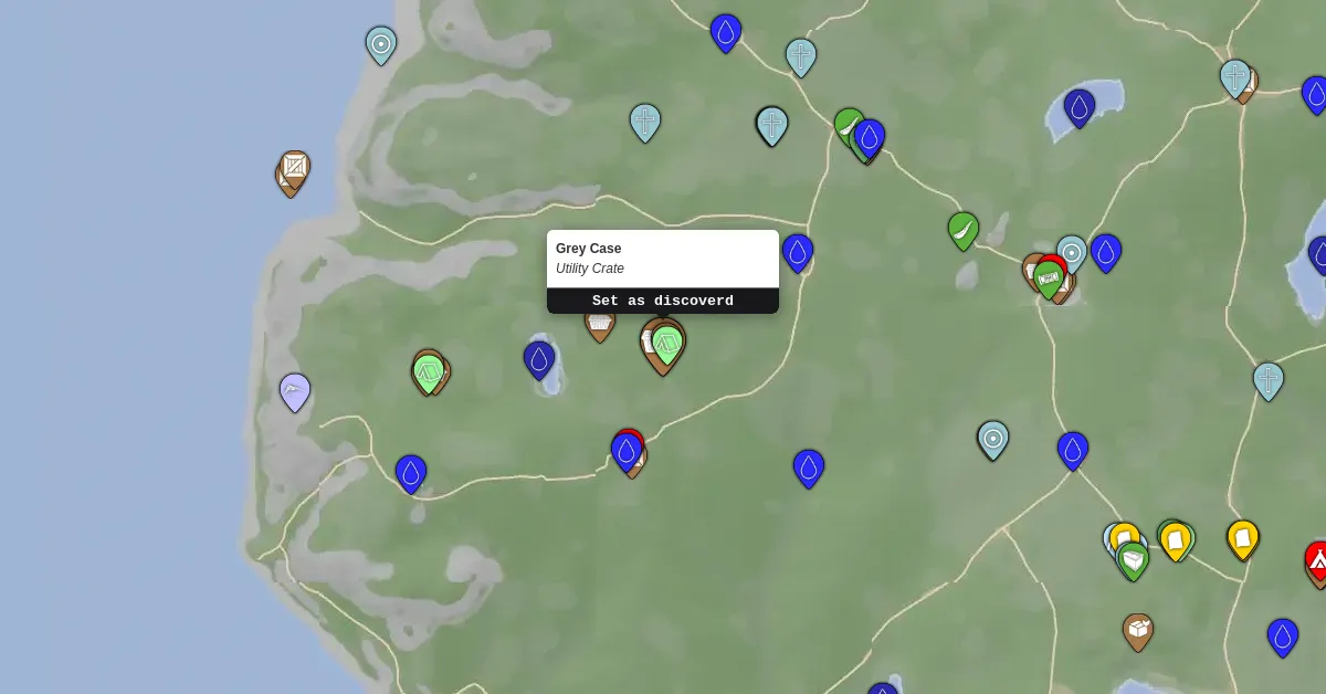Grey Case - Sons Of The Forest Map