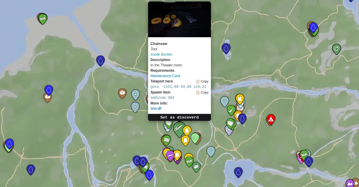 Chainsaw Sons Of The Forest Map