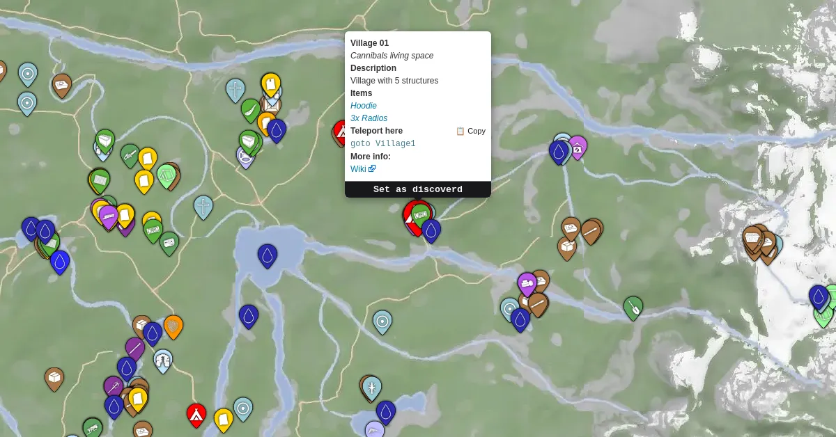 Village 01 - Sons Of The Forest Map