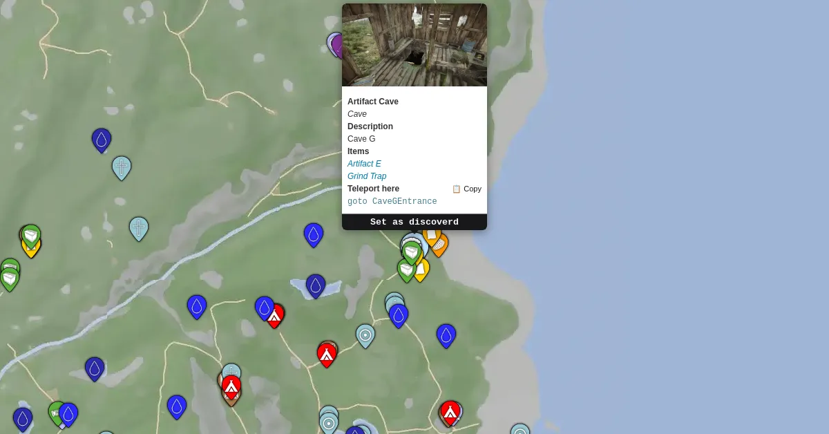 Artifact Cave Sons Of The Forest Map