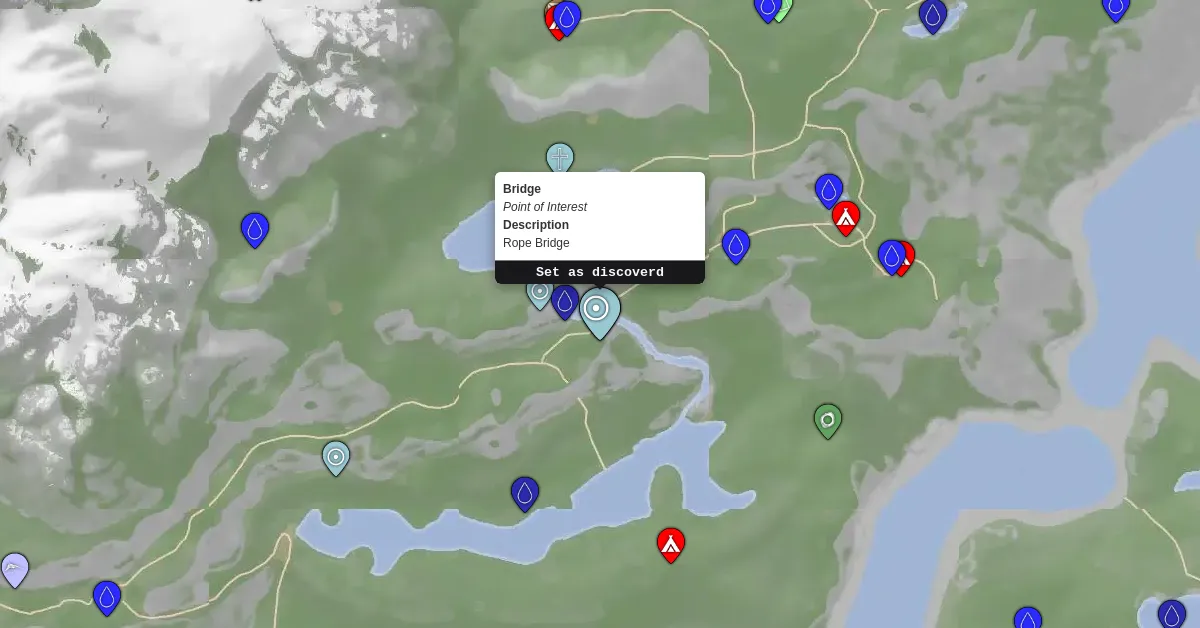 Sfoth Map Bridge Bridge - Sons Of The Forest Map
