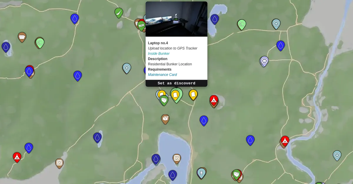 Laptop no.4 - Sons Of The Forest Map