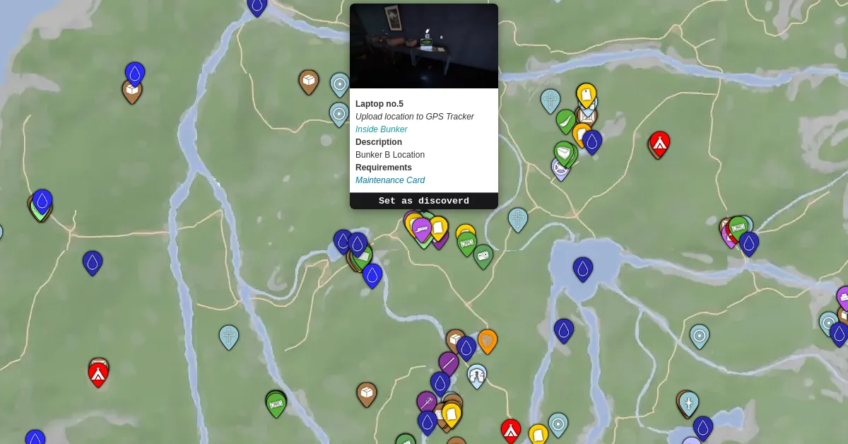 Laptop no.5 - Sons Of The Forest Map