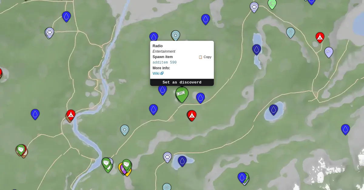 Radio - Sons Of The Forest Map